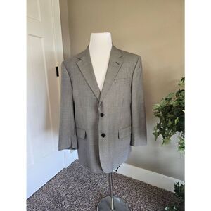 JoS. A Bank Signature Collection Suit Jacket 44S Gray Charcoal Check